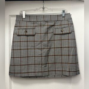 LOFT Plaid Skirt